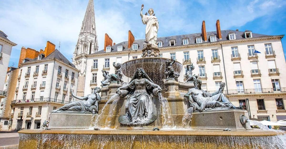 Ferienwohnung Terrasse Royale Au Coeur De Nantes Exterior foto
