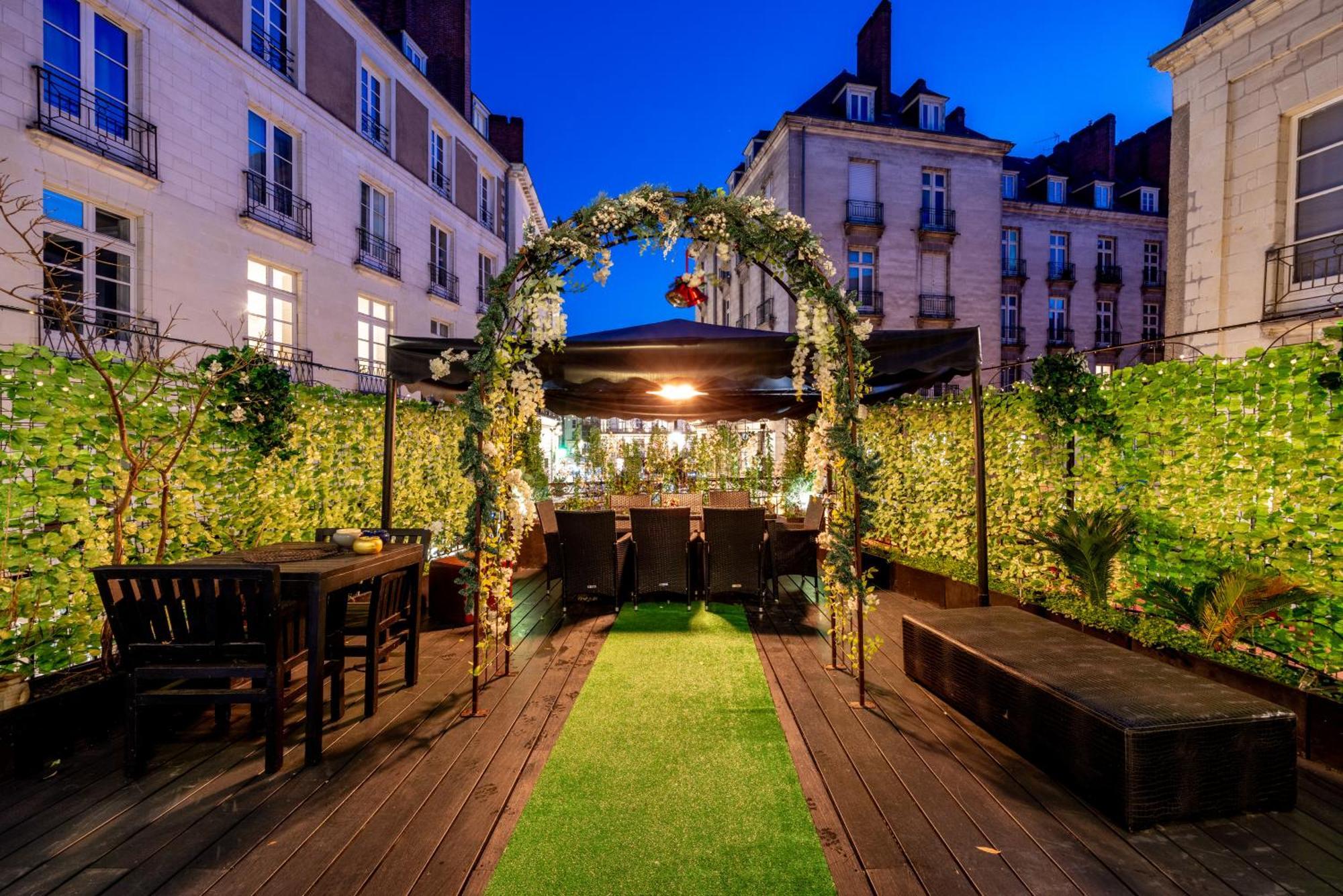 Ferienwohnung Terrasse Royale Au Coeur De Nantes Exterior foto