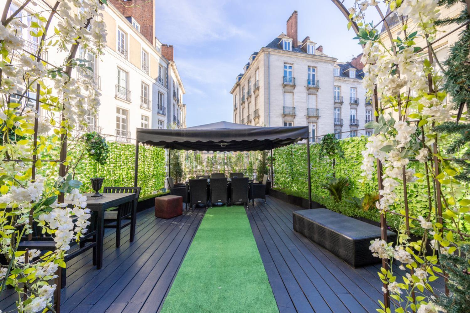 Ferienwohnung Terrasse Royale Au Coeur De Nantes Exterior foto